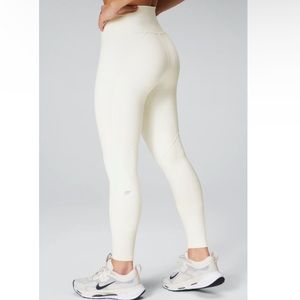 NWT Fabletics Womens PowerHold Define High Waisted White Leggings M Medium